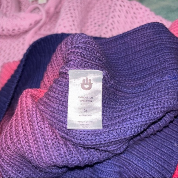 Spiritual Gangster Amar Meshed Up Ombré Cherry Dip Dye Hoodie size S oversized - Picture 8 of 10